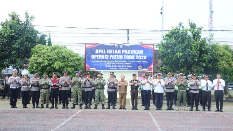 Operasi Patuh Toba 2026 Resmi Dimulai, Pemkab Dairi Ajak Masyarakat Tertib Berlalu Lintas