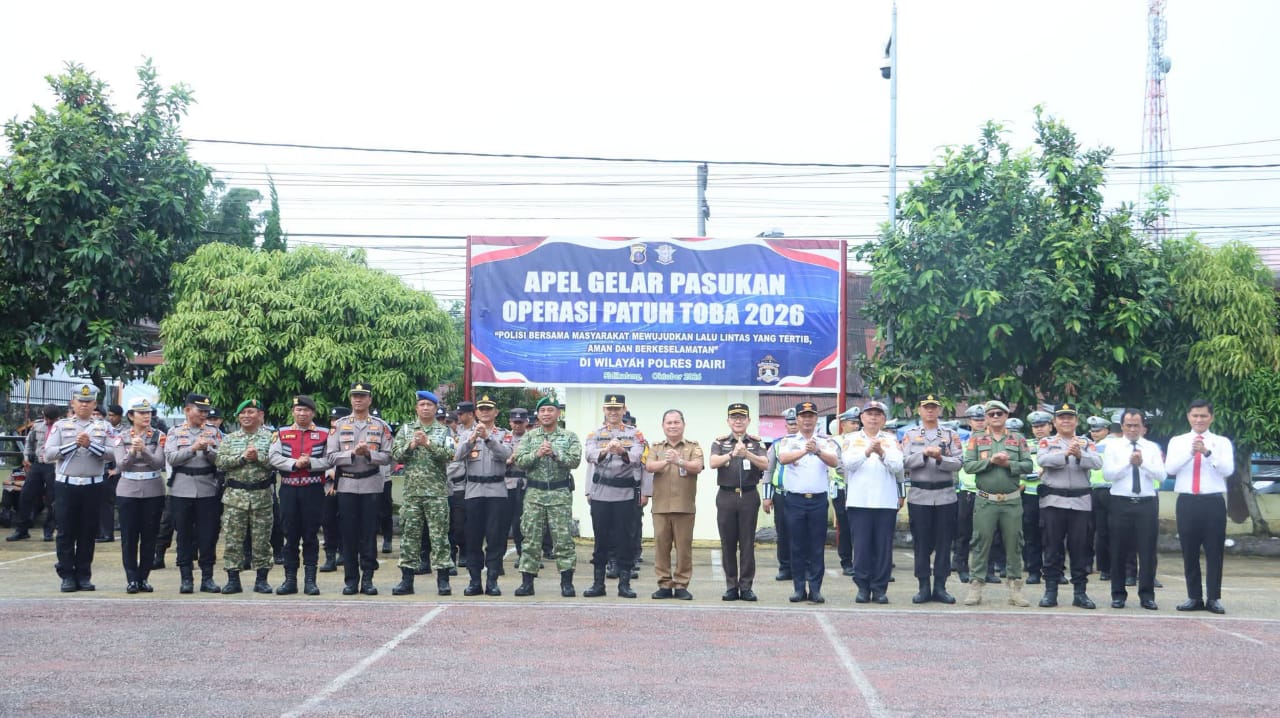 Operasi Patuh Toba 2026 Resmi Dimulai, Pemkab Dairi Ajak Masyarakat Tertib Berlalu Lintas